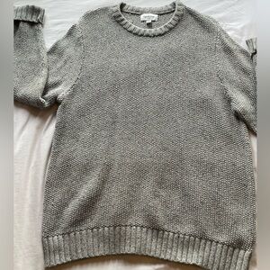 Goodfellow & Co Light Gray Textured Crewneck Sweater - XL